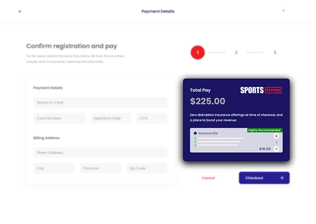 Image of web checkout