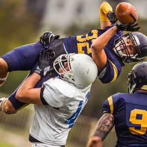 Football Acrobatic Catch